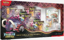 Pokemon Paldean Fates Great Tusk/Iron Threads Ex Premium Collection - Image 1