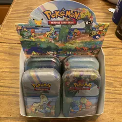 Pokemon TCG Celebrations Mini Tin Set Of 4 with Display Box Unopened - Image 2