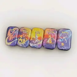 Complete Set of 5 EMPTY Pokemon Kanto Power Mini Tins Includes Art - Image 2