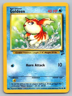 Pokemon TCG Base Set 2 Goldeen #76 - Image 1