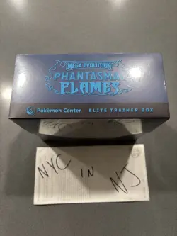 Phantasmal Flames Pokemon Center Exclusive ETB Sealed In Hand And Ready To Ship - Image 2