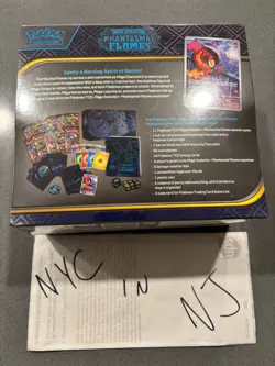 Phantasmal Flames Pokemon Center Exclusive ETB Sealed In Hand And Ready To Ship - Image 3