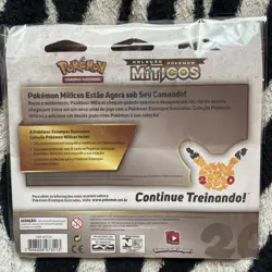 2016 Pokemon Portuguese Generations Factory Sealed Shaymin 3 Pack Blister - Image 2