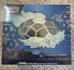 Pokemon Center Stellar Crown Elite Trainer Box ETB New Sealed - Image 1