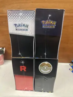 Pokemon Etb Lot 4 Sealed Surging Sparks Destined Rivals Mega Evolution Prismatic - Image 2