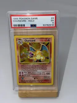 1999 Pokemon Game #4 Charizard Holo - PSA 5 EX - Image 1