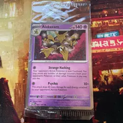 Alakazam 082/167 Cosmos Holo - Twilight Masquerade Promo SEALED - Pokemon TCG - Image 1