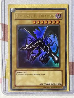 Red-Eyes B. Dragon LOB-070 wing smudge print error perhaps - Image 1