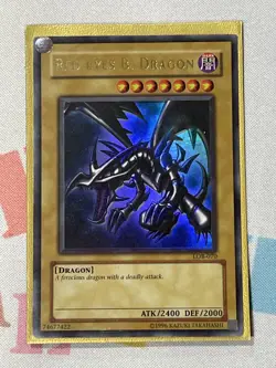 Red-Eyes B. Dragon LOB-070 wing smudge print error perhaps - Image 2