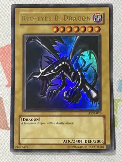 Red-Eyes B. Dragon LOB-070 wing smudge print error perhaps - Image 3