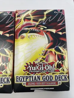 (2) YUGIOH EGYPTIAN GOD DECK SLIFER THE SKY DRAGON STRUCTURE DECK UNOPENED - Image 3