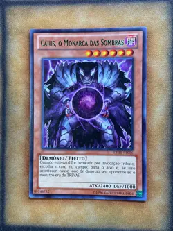 Yugioh Caius The Shadow Monarch DL15-EN006 DL15-PT006 DL Rare Green Portuguese - Image 1