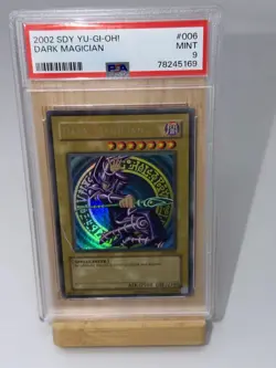 2002 YU-GI-OH! STARTER DECK: YUGI #006 DARK MAGICIAN - PSA 9 MINT - Image 1