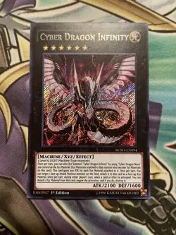 Yugioh Cyber Dragon Infinity BOSH-EN094 Secret Rare 1st Ed NM - Image 1