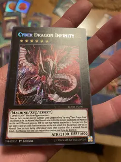 Yugioh Cyber Dragon Infinity BOSH-EN094 Secret Rare 1st Ed NM - Image 3