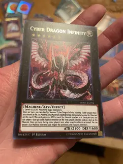 Yugioh Cyber Dragon Infinity BOSH-EN094 Secret Rare 1st Ed NM - Image 4