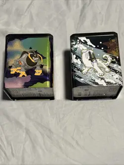 Pokemon Stacking Tins Set Of 2 - Each Filled With Assortment Of 100 Random Cards - Image 1