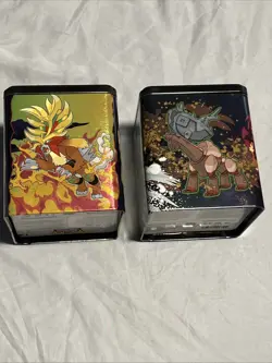 Pokemon Stacking Tins Set Of 2 - Each Filled With Assortment Of 100 Random Cards - Image 2