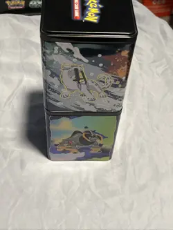 Pokemon Stacking Tins Set Of 2 - Each Filled With Assortment Of 100 Random Cards - Image 5