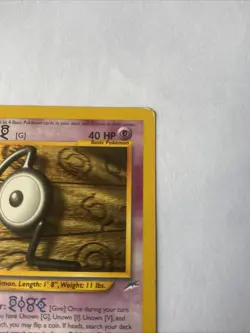 Unown G 27/105 Neo Destiny Non Holo Rare Vintage Pokemon Card Unknown [G] - Image 4