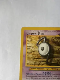 Unown G 27/105 Neo Destiny Non Holo Rare Vintage Pokemon Card Unknown [G] - Image 5
