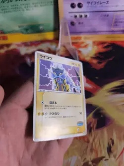 Pokemon Karte Card Raikou Pokepark Blue Promo Set Vintage japanese Exc- - Image 5