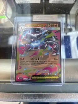 Phantasmal Flame Mega Charizard X EX Holographic Pokemon Card 013/094 - Image 1