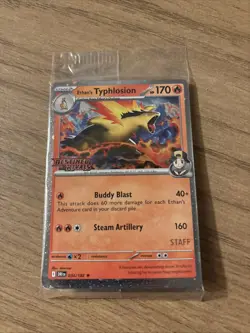 Pokemon Sealed Destined Rivals STAFF Prerelease Promos All 4x Cards - Image 1
