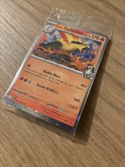 Pokemon Sealed Destined Rivals STAFF Prerelease Promos All 4x Cards - Image 2