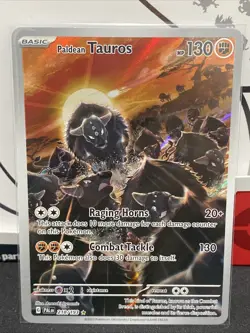 Paldean Tauros Paldea Evolved 218/193 Illustration Rare Near Mint Pokemon Card🔥 - Image 1