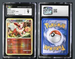 CGC 10 GEM MINT Flareon 2011 Call of Legends 44/95 Reverse Holo Pokemon Card - Image 1