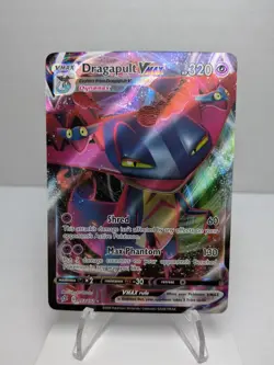 Dragapult VMAX 093/192 Holo SWSH02: Rebel Clash Pokemon Card NM - Image 1