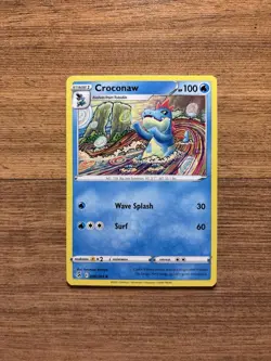 Croconaw - Fusion Strike 056/264 Tomokazu Komiya Pokemon Card LP - Image 1
