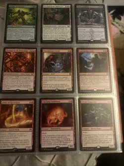 495 Magic The Gathering Card Binder Mythic And Rare Only, Some Foils Full Art - Image 3