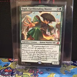 Toph, Earthbending Master, Non-Foil, Avatar Eternal Legal, Magic MTG NM - Image 1