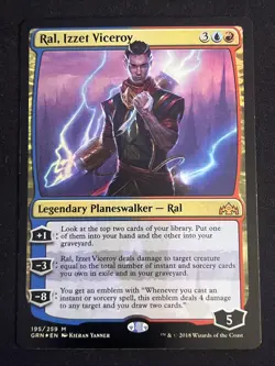 1x Foil Ral, Izzet Viceroy (195) Guilds of Ravnica LP MTG Magic the Gathering x1 - Image 1