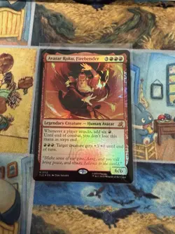Avatar Roku, Firebender (Extended Art) Foil #191 MTG: Avatar The Last Airbender - Image 1