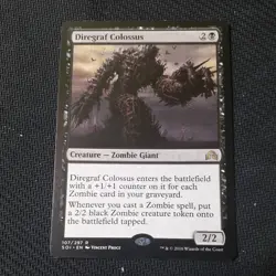 Magic MTG - Diregraf Colossus - Shadows over Innistrad - Rare - LP. - Image 1