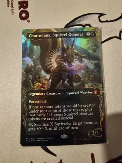 Chatterfang, Squirrel General (Borderless) (Raised Foil) With Case - Image 1