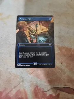 Personal Tutor Borderless Commander Masters MTG NM - Image 1