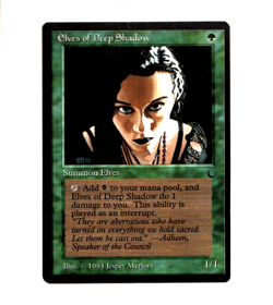 MTG Elves of Deep Shadow SP/NM- The Dark Magic the Gathering ~ Free Ship ~ - Image 1