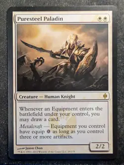 Puresteel Paladin - New Phyrexia (MTG) - Image 1