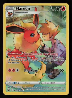 Flareon TG01/TG30 SWSH09: Brilliant Stars Trainer Gallery Pokemon TCG NM - Image 1