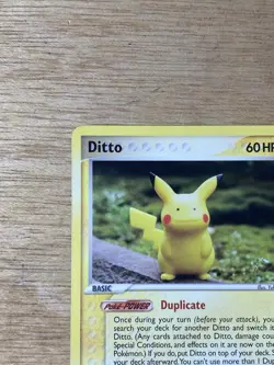 Ditto 63/113 Delta Species Common Pokemon TCG LP+ Pikachu - Image 2