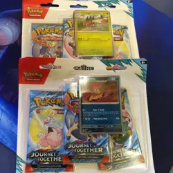 Pokemon Journey Together SV09 3-Pack Blister Set of 2! Brand New Sealed 🌟 - Image 1