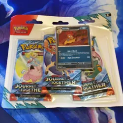 Pokemon Journey Together SV09 3-Pack Blister Set of 2! Brand New Sealed 🌟 - Image 3