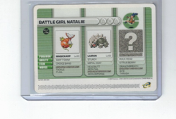 Battle Girl Natalie Pokemon Game Boy Advance Battle E Reader Card RARE NM - Image 1