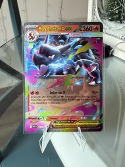 Pokemon TCG Mega Charizard Ex 013/094 Double Rare Phantasmal Flames - Image 1