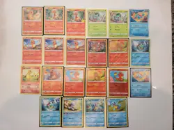 Pokemon Lot Of 22 Charmander Squirtle Bulbasaur. Holos, Regular, Promos - Image 1