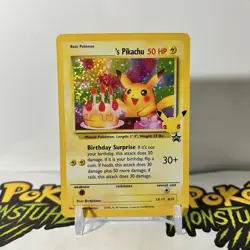 Pokemon - Birthday Pikachu 24 Celebrations Classic Collection Ultra Rare Holo NM - Image 1